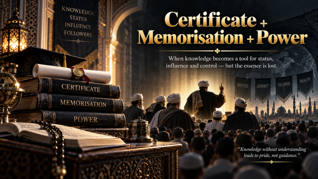 Certificate + Memorisation + Power