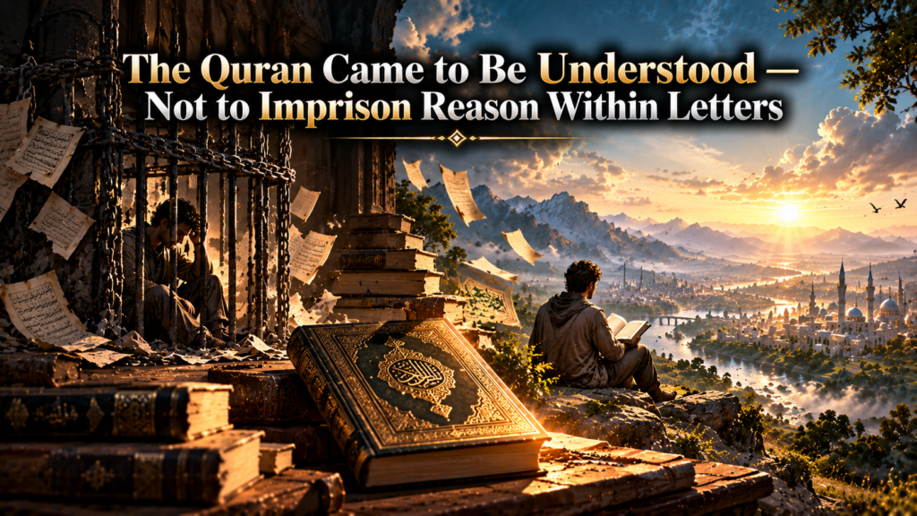 The Quran Came to Be Understood — Not to Imprison Reason Within Letters