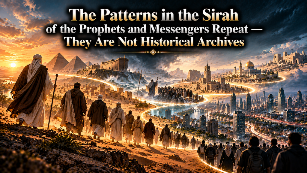 The Patterns in the Sirah of the Prophets and Messengers Repeat — They Are Not Historical Archives