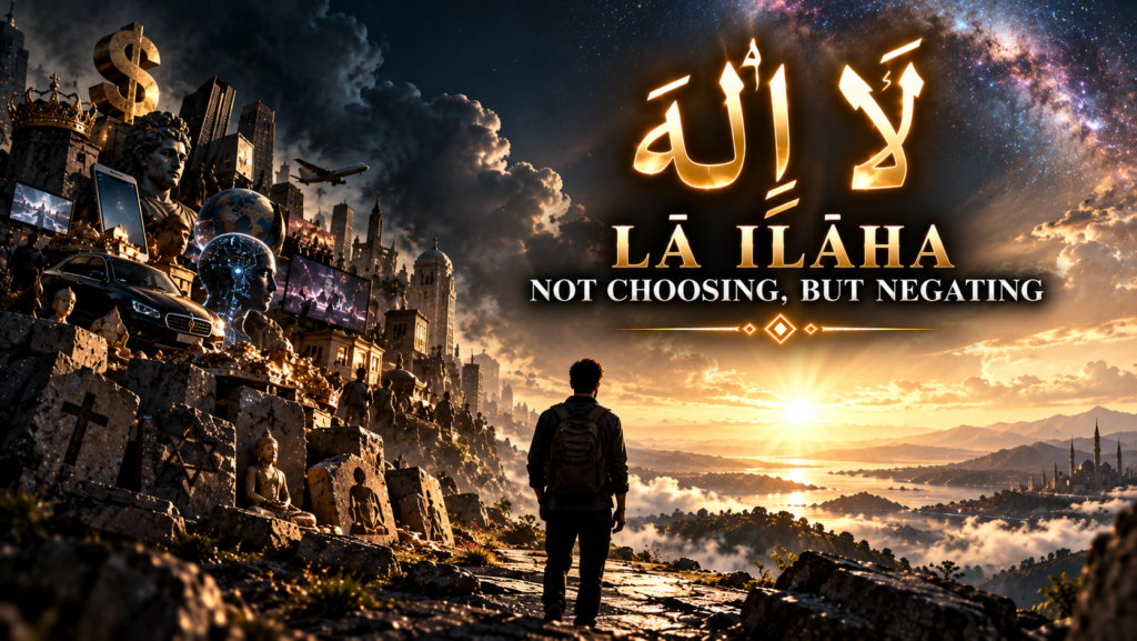 CHAPTER 26 – لَا إِلَٰهَ LĀ ILĀHA NOT CHOOSING, BUT NEGATING