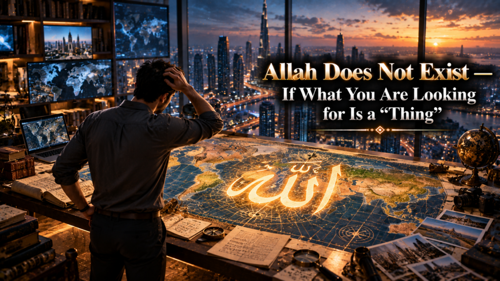 Allah Does Not Exist — If What You Are Looking for Is a “Thing”