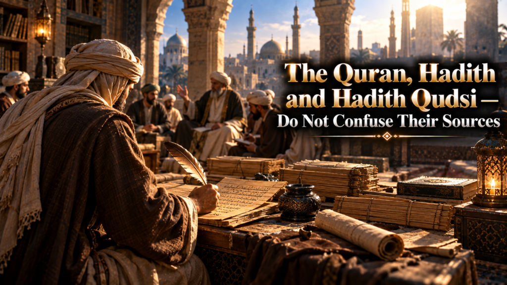 The Quran, Hadith and Hadith Qudsi — Do Not Confuse Their Sources